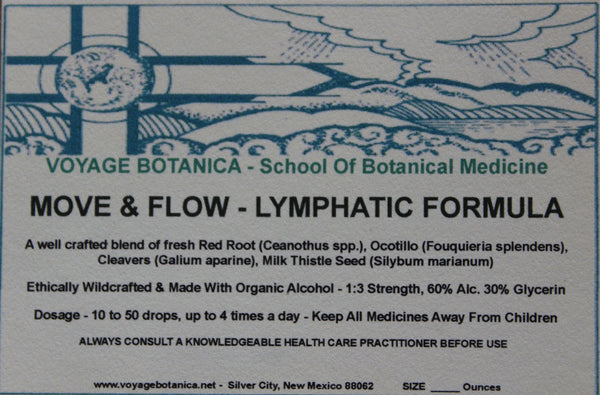 MOVE & FLOW - LYMPHATIC FORMULA - 4 Ounce Size -