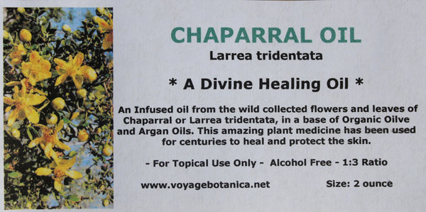 CHAPARRAL OIL - A Divine Healing Oil - 2 ounce size -  Next Batch Will Ship After May 1st, 2020 !!!