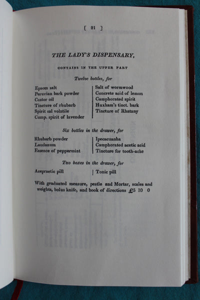 The Universal Dispensatory : containing companions to the tropical, the continental, the family, the country clergyman's, the traveller's, and the military, or officer's dispensaries, or medical chests, etc.  1814 -  Modern Reprint
