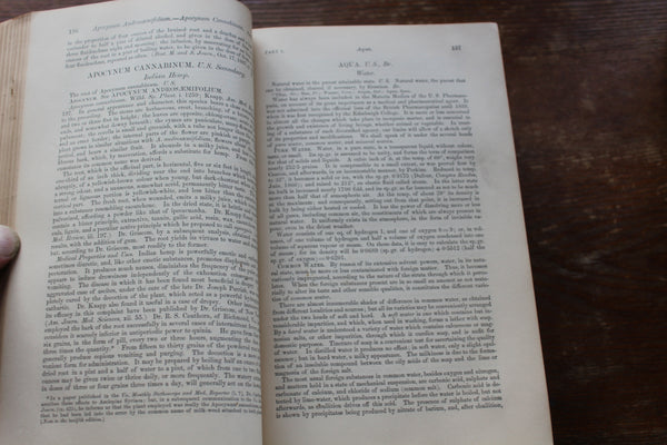 1877 The Dispensatory of the United States by Wood & Bache 14th Edition