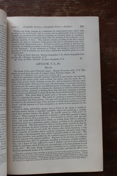 1877 The Dispensatory of the United States by Wood & Bache 14th Edition