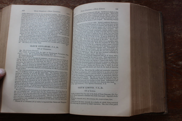 1877 The Dispensatory of the United States by Wood & Bache 14th Edition
