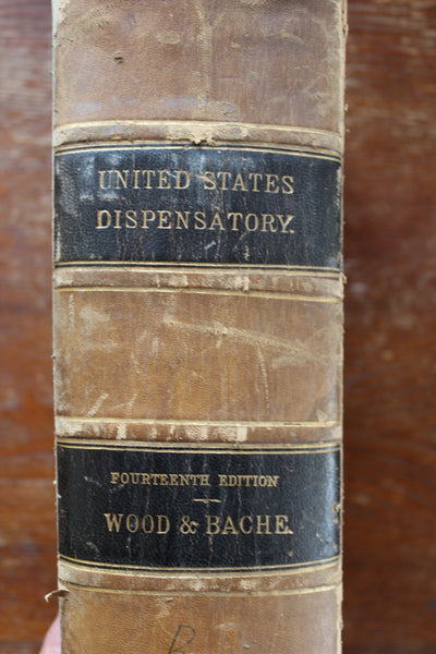 1877 The Dispensatory of the United States by Wood & Bache 14th Edition