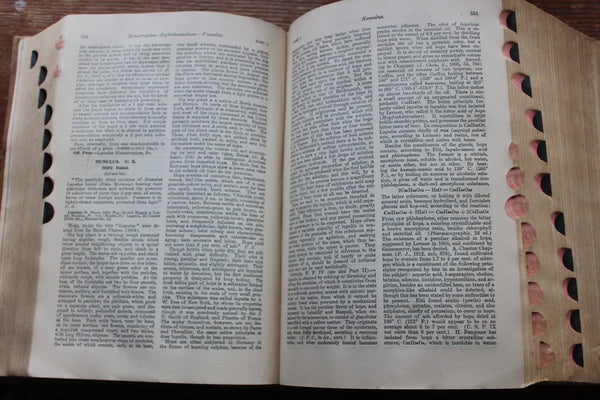 Dispensatory of the United States Remington & Wood  20th Ed. 1918 Cloth Bound Illus - An Inexpensive and Usable Copy!