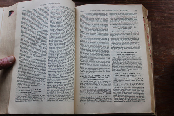 Dispensatory of the United States Remington & Wood  20th Ed. 1918 Cloth Bound Illus - An Inexpensive and Usable Copy!