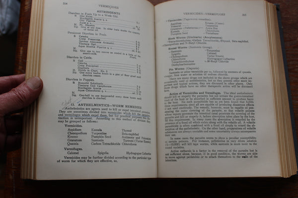 Veterinary Pharmacology Materia Medica Therapeutics. H J Milk. 1949. 6th Ed.
