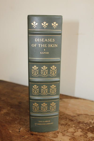 The Classics of Medicine Library "Diseases of the Skin" Moriz Kaposi Leather Bound Reprint of 1895 Classic Work