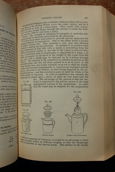 Practice of Pharmacy 5th Edition 1907 Joseph P Remington Illustrated Book RARE - THE Foundation of ALL Herbal Medicine Pharmacy started with this book!