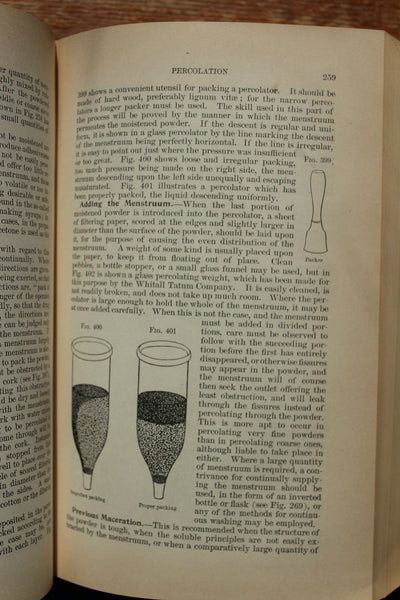 Practice of Pharmacy 5th Edition 1907 Joseph P Remington Illustrated Book RARE - THE Foundation of ALL Herbal Medicine Pharmacy started with this book!