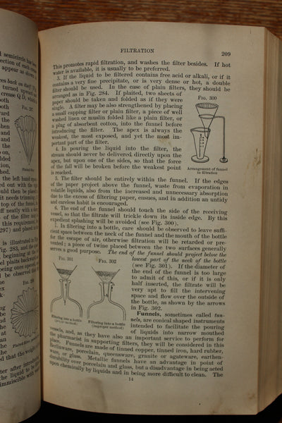 Practice of Pharmacy 5th Edition 1907 Joseph P Remington Illustrated Book RARE - THE Foundation of ALL Herbal Medicine Pharmacy started with this book!