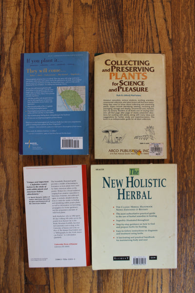 Ethnobotany, Herbal Medicine, Nature Health - 4 Book Lot For One Great Price #2