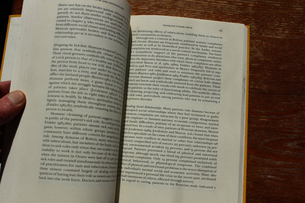 DRUM and STETHOSCOPE - Integrating Ethnomedicine and Biomedicine in Bolivia, Joseph W. Bastien - Signed and Inscribed 1st edition