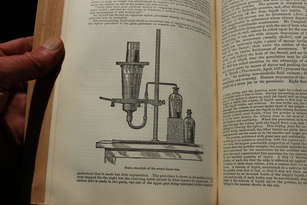 1890 THE DISPENSATORY Of The United States - 16th Edition - Wood & Bache - Hardcover VOLUME 1