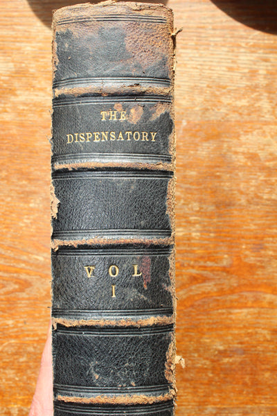 1890 THE DISPENSATORY Of The United States - 16th Edition - Wood & Bache - Hardcover VOLUME 1