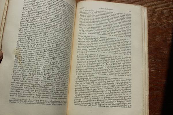 1890 THE DISPENSATORY - 16th Edition - Wood, Remington, & Sadtler, - In 7 Parts (paper edition) Extremely Rare