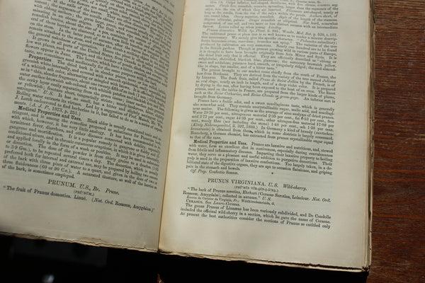 1890 THE DISPENSATORY - 16th Edition - Wood, Remington, & Sadtler, - In 7 Parts (paper edition) Extremely Rare