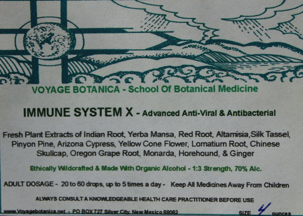 IMPORTANT FORMULA -  IMMUNE SYSTEM X - Advanced Anti-Viral & Antibacterial Extract - 4 Ounce * Be Prepared For The Worst!