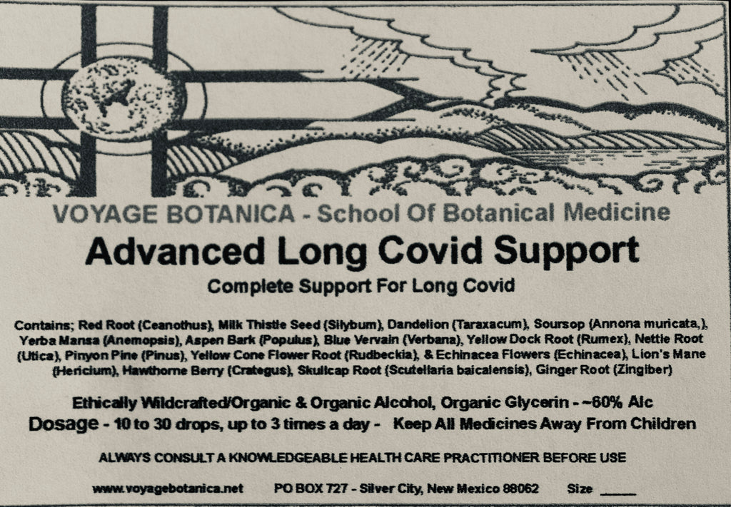 IMPORTANT FORMULA -  ADVANCED LONG COVID SUPPORT - (New) The Evolution of Plant Medicine For The Many Aspects Of Long Covid -4 Ounce Size