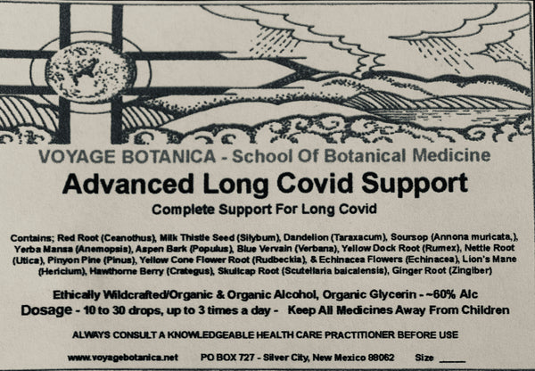 IMPORTANT FORMULA -  ADVANCED LONG COVID SUPPORT - (New) The Evolution of Plant Medicine For The Many Aspects Of Long Covid -4 Ounce Size