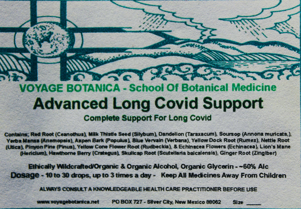 IMPORTANT FORMULA -  ADVANCED LONG COVID SUPPORT - (New) The Evolution of Plant Medicine For The Many Aspects Of Long Covid -4 Ounce Size