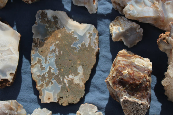 SPECIAL FUND RAISER - BEAUTIFUL - MINERAL - LUNA AGATE - Catron County, New Mexico - 16 Pounds of Lovely Specimens - GREAT For Cutting, Rock Shops, Beautiful in Aquariums, Terrariums and GARDENS
