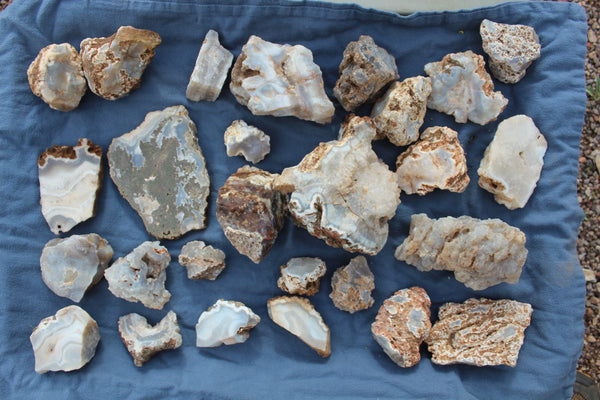 SPECIAL FUND RAISER - BEAUTIFUL - MINERAL - LUNA AGATE - Catron County, New Mexico - 16 Pounds of Lovely Specimens - GREAT For Cutting, Rock Shops, Beautiful in Aquariums, Terrariums and GARDENS