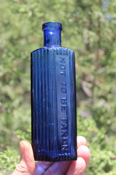 SPECIAL FUND RAISER - (4) Spectacular OLD MEDICINE BOTTLES - Beautiful Display -