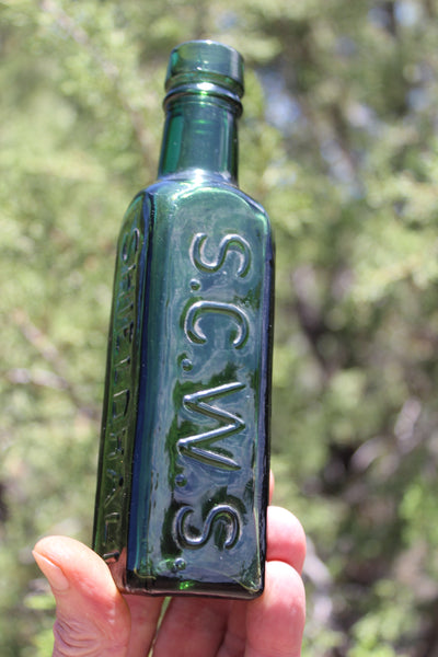 SPECIAL FUND RAISER - (4) Spectacular OLD MEDICINE BOTTLES - Beautiful Display -