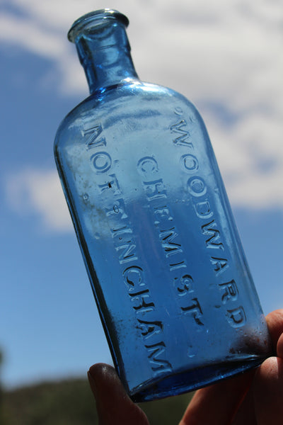 SPECIAL FUND RAISER - (4) Spectacular OLD MEDICINE BOTTLES - Beautiful Display -