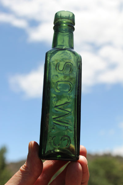 SPECIAL FUND RAISER - (4) Spectacular OLD MEDICINE BOTTLES - Beautiful Display -