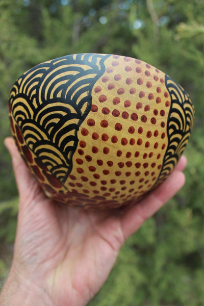 FUND RAISER -   Beautiful Artist Carved Wooden Bowl with Leopard From Mozambique -  Please No Discount Codes On This Listing!