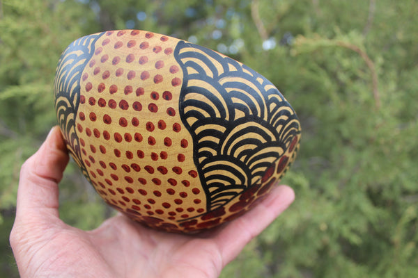 FUND RAISER -   Beautiful Artist Carved Wooden Bowl with Leopard From Mozambique -  Please No Discount Codes On This Listing!