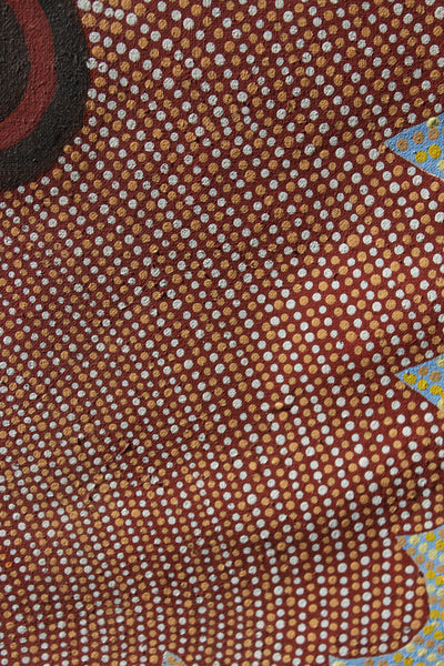 FUND RAISER -  Original Australian Aboriginal Dot Painting   By famous Artist - Amy Dixon - " Honey Ants"  - Please No Discount Codes On This Listing!