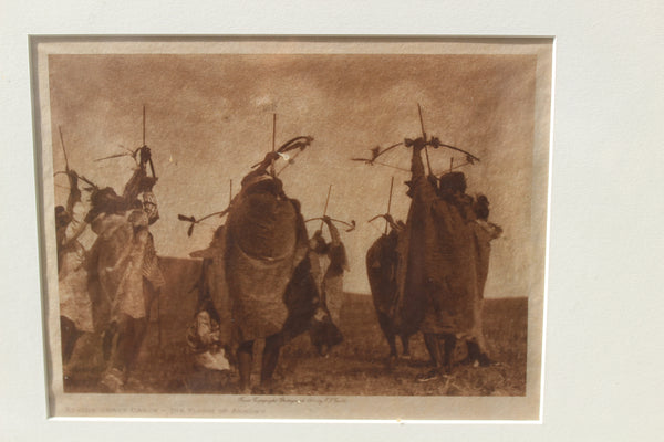 FUND RAISER - ATSINA CRAZY DANCE - THE FLIGHT OF ARROWS - By Curtis, Edward S., 1868-1952, photographer - Print From Original Copper Plates - Please No Discount Codes On This Listing!