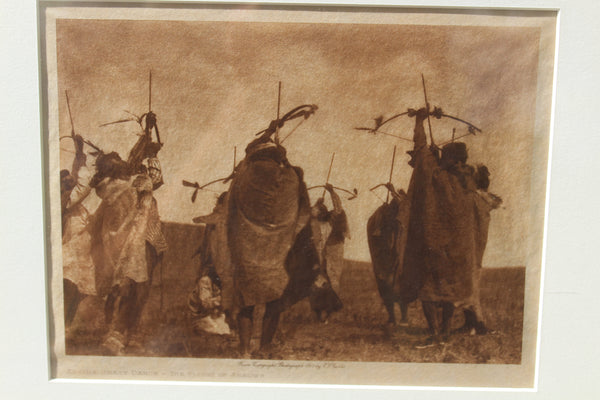 FUND RAISER - ATSINA CRAZY DANCE - THE FLIGHT OF ARROWS - By Curtis, Edward S., 1868-1952, photographer - Print From Original Copper Plates - Please No Discount Codes On This Listing!