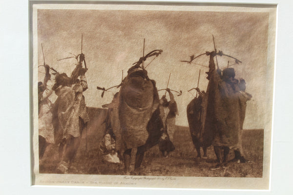 FUND RAISER - ATSINA CRAZY DANCE - THE FLIGHT OF ARROWS - By Curtis, Edward S., 1868-1952, photographer - Print From Original Copper Plates - Please No Discount Codes On This Listing!