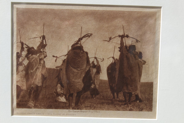 FUND RAISER - ATSINA CRAZY DANCE - THE FLIGHT OF ARROWS - By Curtis, Edward S., 1868-1952, photographer - Print From Original Copper Plates - Please No Discount Codes On This Listing!