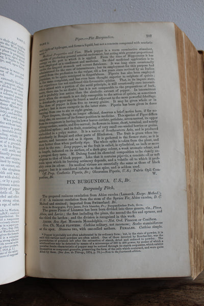 1879 The Dispensatory of the United States by Wood & Bache 14th Edition