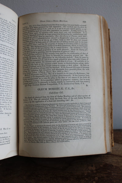 1879 The Dispensatory of the United States by Wood & Bache 14th Edition