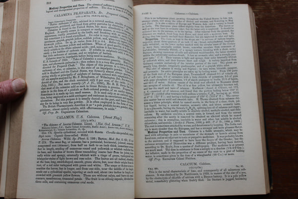 1891 The Dispensatory of the United States by Wood & Bache 16th Edition
