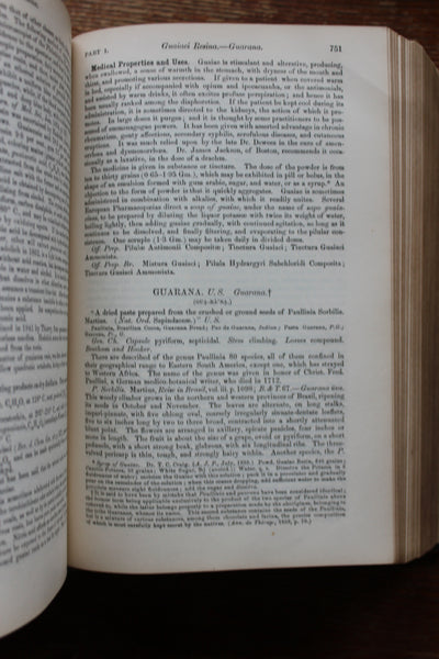1891 The Dispensatory of the United States by Wood & Bache 16th Edition