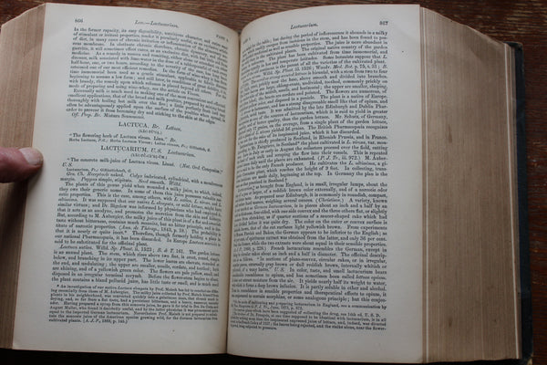 1891 The Dispensatory of the United States by Wood & Bache 16th Edition