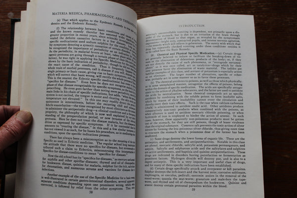 The Eclectic Materia Medica, Pharmacology and Therapeutics - H.W. Felter, MD. - EXCELLENT REFERENCE