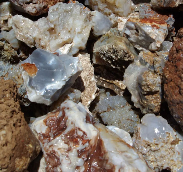 ROCK CLUB MEMBERSHIP -- Every 3 Months Receive a Shipment  of Unique Specimens! SUPERB PIECES - Fossils, Agates, Azurite, Opal, Silver Ore, and MUCH MORE
