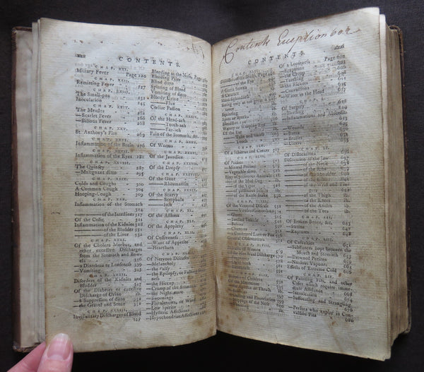 DOMESTIC MEDICINE ~1774~ PREVENTION & CURE DISEASES Dispensatory BUCHAN