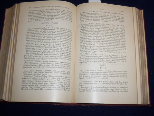 1917 MATERIA MEDICA AND PHARMACOLOGY BOOK MANUAL 6TH EDN - CULBRETH   Hardcover - EXCELLENT REFERENCE