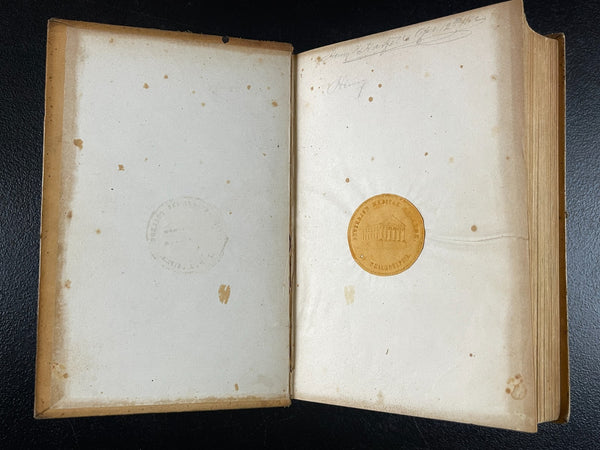 VERY RARE - 1860 Cazeaux's Midwifery, Pregnancy Illus. Medicine Medical Leather Bound Book
