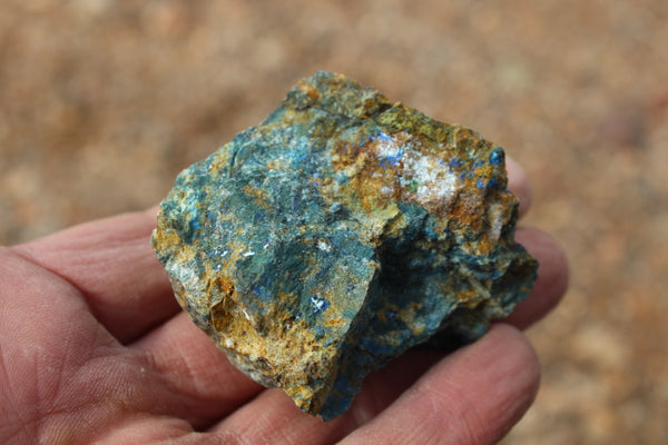 Fund Raiser - MINERAL Rare - Old Spanish Workings From The 1600's AZURITE Lot #3- 1 Pound - Healing Stone!
