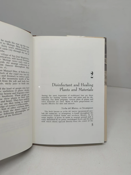 FUND RAISER - Desert Plants and People by Sam Hicks 1966 First Edition Hard Cover Dust Jacket - RARE & WONDERFUL WORK!