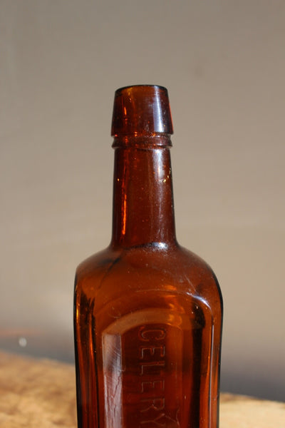 MEDICINE BOTTLE PAINE'S CELERY COMPOUND Near Mint Condition